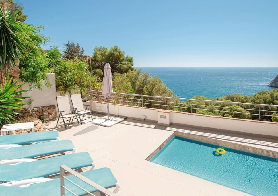 Sunny House With Great Sea Views, 3 Terraces, Private Heated Pool And Sauna La Herradura  Luaran gambar